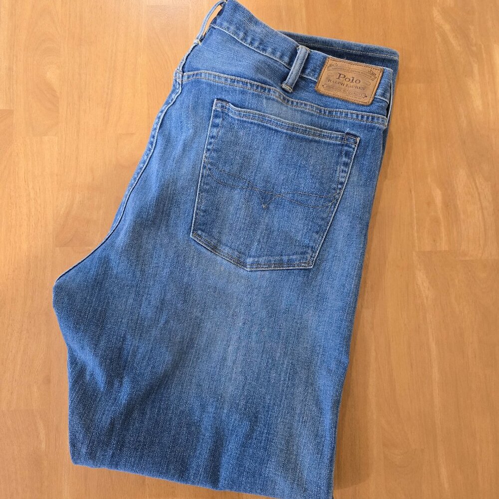 Polo Ralph Lauren Men's Thompson Relaxed Jeans 5-Pocket Medium Wash Size 40x32